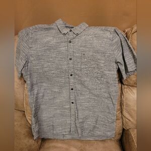 Hurley short sleeve button up, large, classic fit